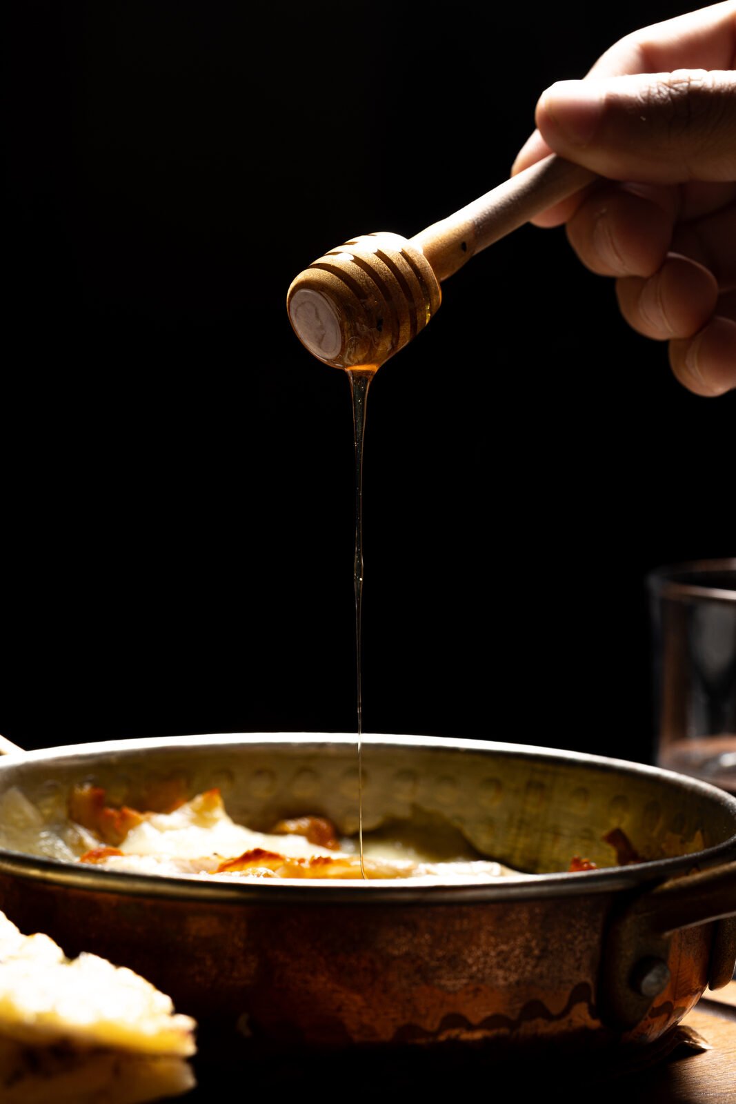 Detalle de plato napolitano emplatado para sesión